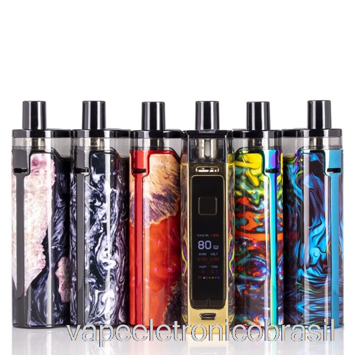 Vape Vaporesso Smok Rpm 80 Pod Mod Kit Madeira Estabilizadora Preta